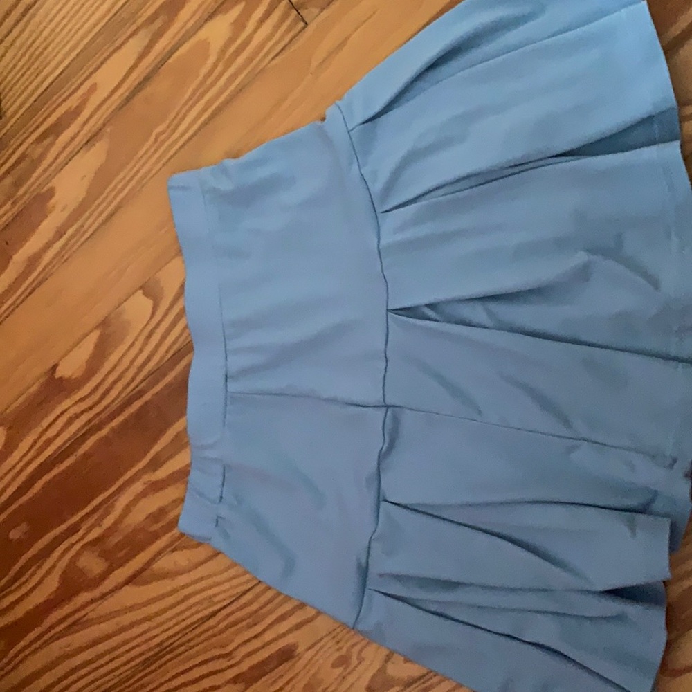 Pleated mini skirt